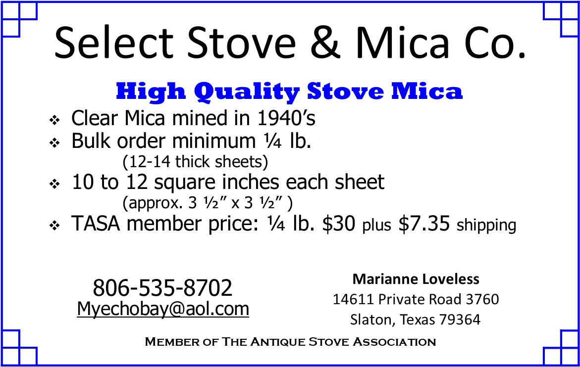 The Antique Stove Association US and Canada Network of Antique Stove